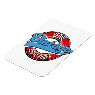 Seoul Zuid-Korea  logo Magneet