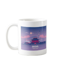 Seoul Zuid-Korea Pastelreizen Ontwerp