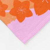 Seoul Zuid-Korea Reiskunst, Roze Fleece Deken (Hoek)