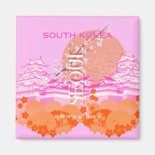 Seoul Zuid-Korea Reiskunst, Roze Magneet