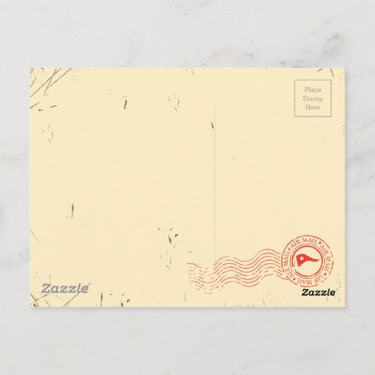 Seoul Zuid-Koreaanse reisposter Briefkaart (Achterkant)