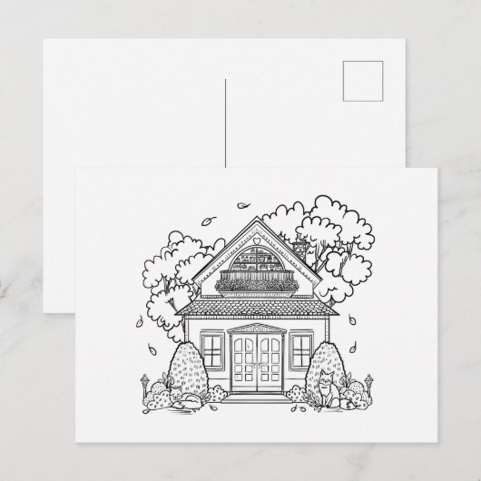 Sep House Feestdagenkaart (Voorkant / Achterkant)