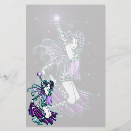 "Sepheria" Cute Celestal Dancing Fairy Stationery Briefpapier (Voorkant)