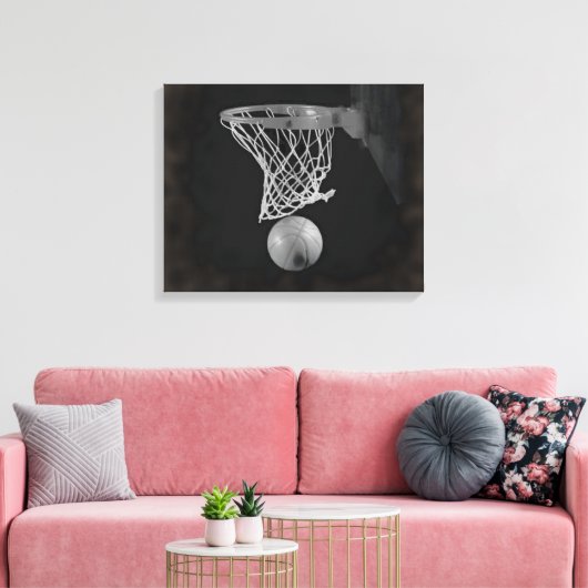 Séphia Basketball Artwork Toile Enveloppée (Insitu(Salon))