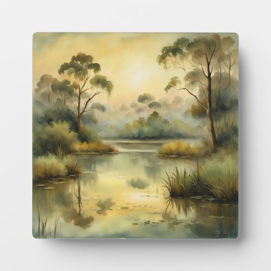 sephia landscape fotoplaat (Voorkant)