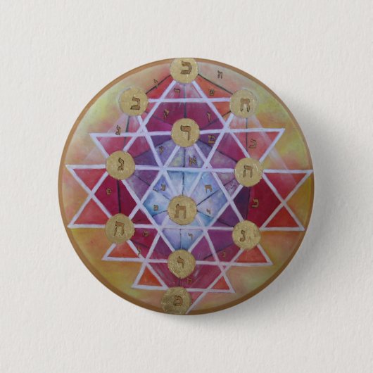 Sephirot Ronde Button 5,7 Cm (Voorkant)