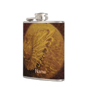 Sepia Angel Wing Flask Heupfles (Links)