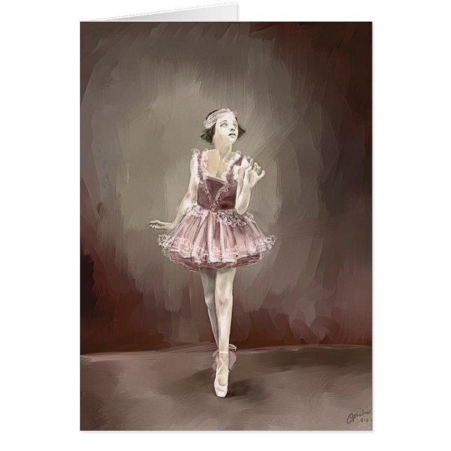 Sepia Ballerina (Voorkant)