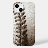 Sepia Baseball Case-Mate iPhone Case (Achterkant)