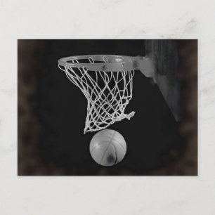 Sepia Basketball Briefkaart