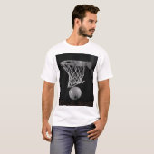 Sepia Basketball T-shirt (Voorkant volledig)
