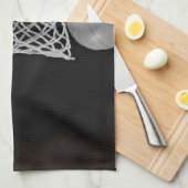 Sepia Basketball Theedoek (Quarter Fold)