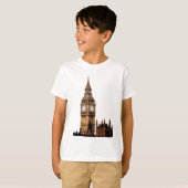 Sepia Big Ben Tower T-shirt (Voorkant volledig)