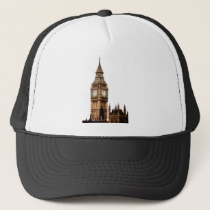 Sepia Big Ben Tower Trucker Pet
