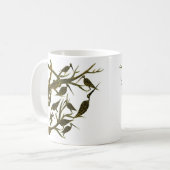 Sepia Birds Mug Koffiemok (Voorkant links)