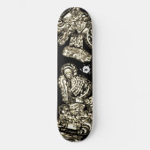 Sepia Black Cool Skateboard (Voorkant)