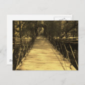 Sepia Bridge Briefkaart (Voorkant / Achterkant)
