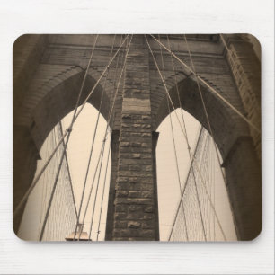  Sepia Brooklyn Bridge Muismat
