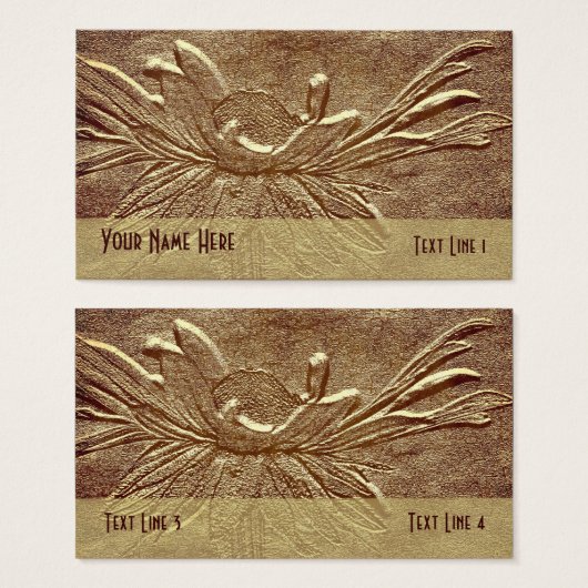 Sepia Brown Daisy (Devant & derrière)