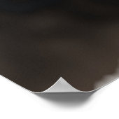 Sepia Brownish Tones Basketball Poster (Coin)