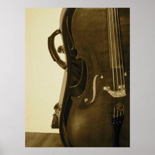 Sepia Cello impression verticale (Devant)
