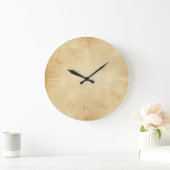 Sepia Clock Face Steampunk Grote Klok (Huis)