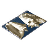 Sepia Conch Seashells Notitieboek (Linkerzijde)