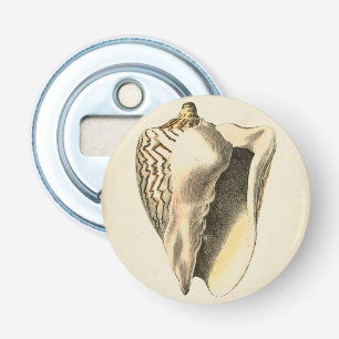 Sepia Conch Shell Button Flesopener