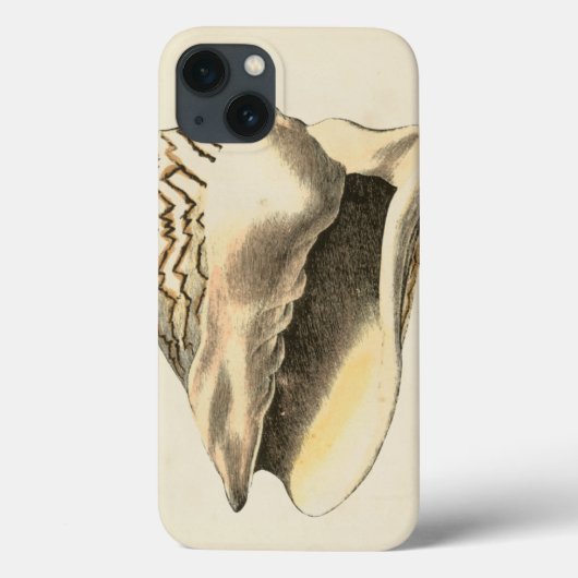  Sepia Conch Shell Case-Mate iPhone Case (Achterkant)