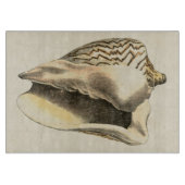  Sepia Conch Shell Snijplank (Voorkant)