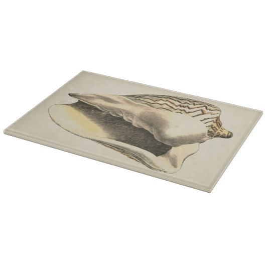  Sepia Conch Shell Snijplank (Hoek)