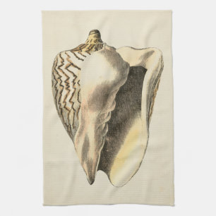 Sepia Conch Shell Theedoek
