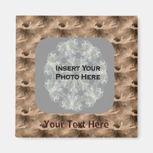 Sepia Daisy Flowers Photo Magnet Magneet