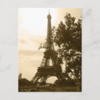 Sepia Eiffeltoren