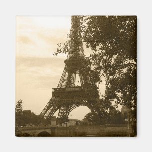 Sepia Eiffeltoren Magneet