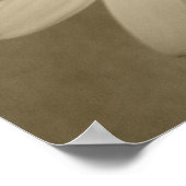 Sepia Flowers Poster (Hoek)