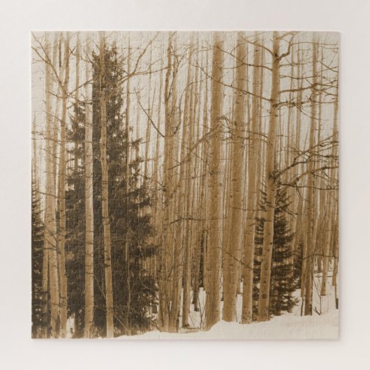 Sepia Forest Maze - 20x20 - 520 stuks Legpuzzel (Verticaal)