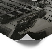 Sepia foto van Chicago uit 1920 Poster (Hoek)