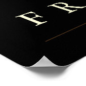  Sepia Freedom American Eagle Patriotic Poster (Hoek)