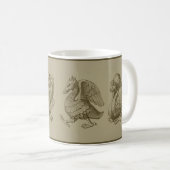 Sepia Gargoyles Café Mug (Devant droit)