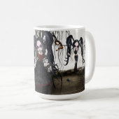 Sepia Gothic Girl Koffiemok (Voorkant rechts)