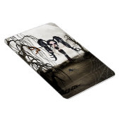 Sepia Gothic Girl Magneet (Rechterzijde)