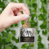 Sepia Gothic Girl Sleutelhanger (Hand)