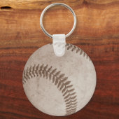  Sepia Honkbal Sleutelhanger (Voorkant)