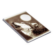 Sepia Howling Wolf au Carnet de la lune (Côté Droit)