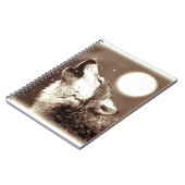 Sepia Howling Wolf au Carnet de la lune (Côté gauche)