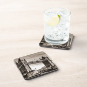  Sepia London Tower Bridge Bier Onderzetter (Rechterzijde)