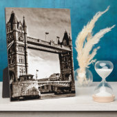  Sepia London Tower Bridge Fotoplaat (Zijkant)