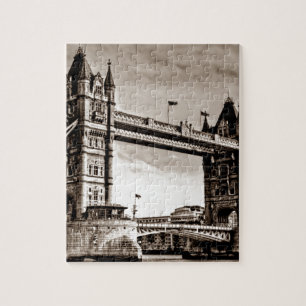 Sepia London Tower Bridge Legpuzzel