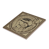 Sepia Minton Jack & Beanstalk Fairy Tale Tile Tegeltje (Zijkant)